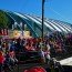 Wide shot of coliseum during fair